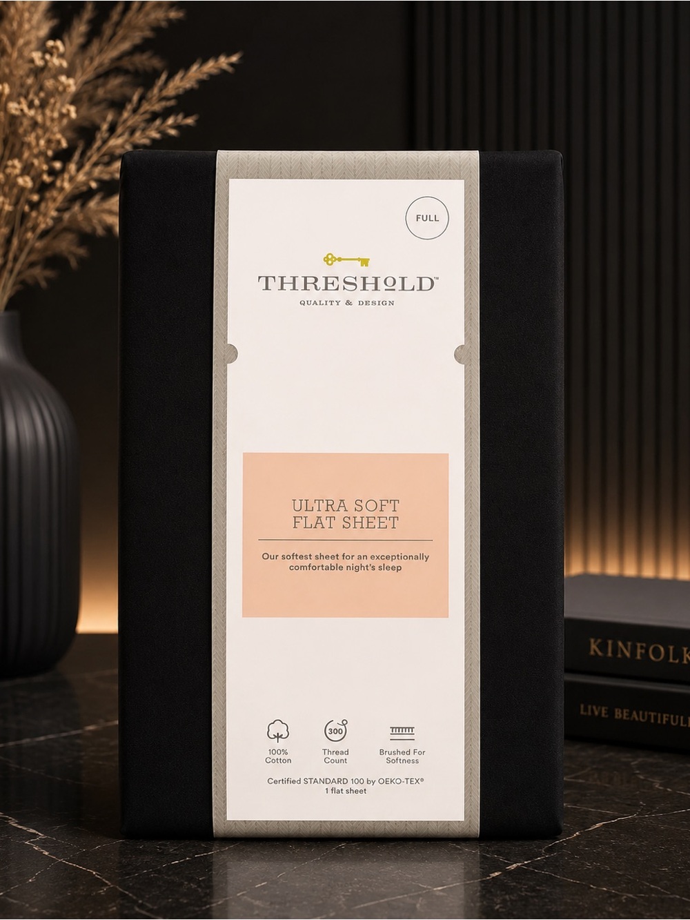 Threshold Ultra Soft Flat Sheet - Black
